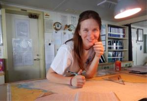 Mlada Braslovčanka o delu in življenju na ladji