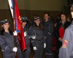 Mladi gasilci na zboru v Braslovčah