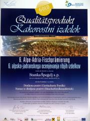 Dve zlati medalji za Ribogojnico Špegelj v Avstriji