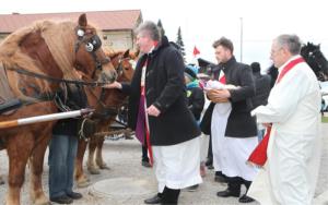 Župnijski praznik na Gomilskem in blagoslov konj