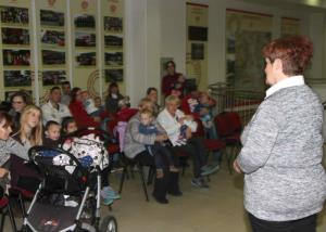 Podžupanja z novorojenčki in starši