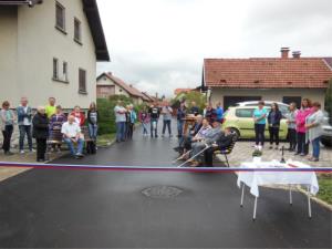 Otvoritev kanalizacije v Parižljah