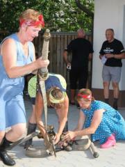 Več tekmovanj s starimi ročnimi in motornimi brizgalnami