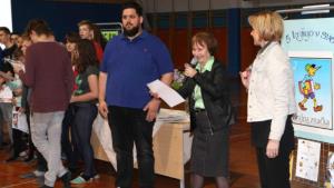 Boštjan Gorenc »Pižama« obiskal bralne značkarje na OŠ Braslovče