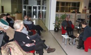 Srečanje z umetnikom, gost dr. Jožef Muhovič