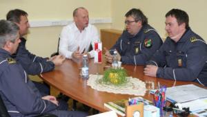 Predstavniki gasilske zveze Žalec in gasilskih poveljstev obiskali župane