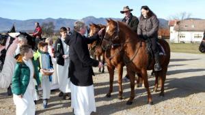 Župnijski praznik, blagoslov konj