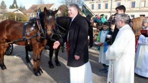 Župnijski praznik, blagoslov konj