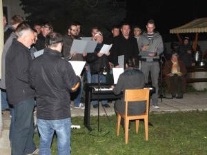 Blagoslov venca, prižig lučk in Labirint šepeta