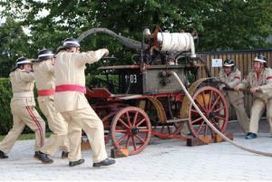Tekmovali z ročnimi in motornimi brizgalnami