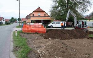 Gradnja krožišča v Malih Braslovčah