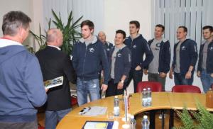 Sprejem za odbojkarske prvake Braslovč