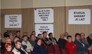 Braslovčani so odločeni, da ceste na tej trasi ne bo