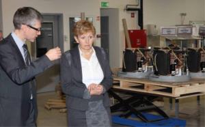 Ministrica Irena Majcen na obisku v podjetju Termo-tehnika