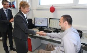 Ministrica Irena Majcen na obisku v podjetju Termo-tehnika