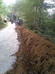 Gradnja vodovoda na Dobrovljah – odsek B