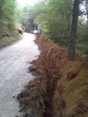 Gradnja vodovoda na Dobrovljah – odsek B