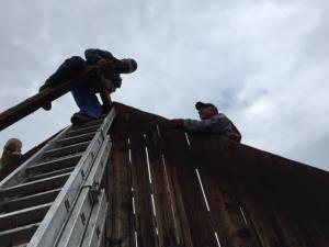 Obnova lesene ute v Grajski vasi