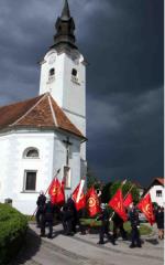 Gasilci na Florjanovi maši v Grajski vasi