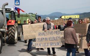 Ob dnevu Zemlje shod proti gradnji ceste po trasi F2-2