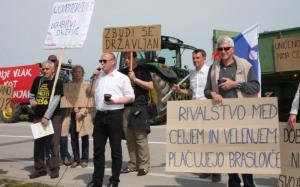 Ob dnevu Zemlje shod proti gradnji ceste po trasi F2-2