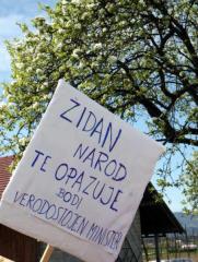 Ob dnevu Zemlje shod proti gradnji ceste po trasi F2-2