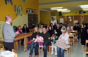 Župan z novorojenčki