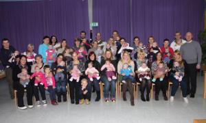 Župan z novorojenčki