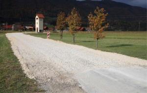 V Zgornje Gorče kmalu po obnovljeni cesti