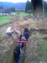 Gradnja kanalizacije in vodovoda v Šmatevžu