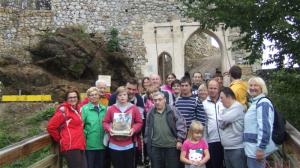 Člani Medobčinskega društva SOŽITJE Žalec na gradu Žovnek