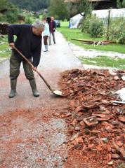 Neurje z obilo padavin povzročilo precej škode