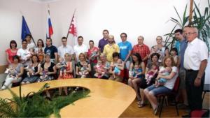 Najmlajši občani na sprejemu