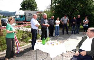 Otvoritev ceste Parižlje